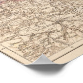 シュレシェンアトラスの地図 ポスター (角)