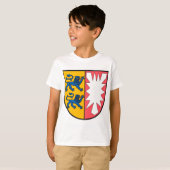シュレスウィヒ・ホルシュタイン・ワッペン Tシャツ (正面フル)