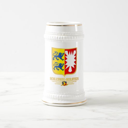 シュレスウィヒ・ホルシュタインCOA ビールジョッキ (中央)