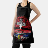 シュレスヴィヒ＝ホルシュタインとスイスの木 エプロン (インサイチュ)