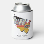シュレスヴィヒ＝ホルシュタイン州 連邦州 地図 ドイツ 缶クーラー (缶裏面)