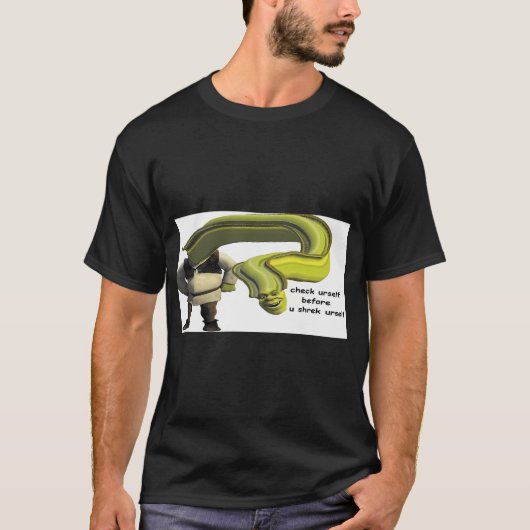 シュレック+自分 Tシャツ (正面)