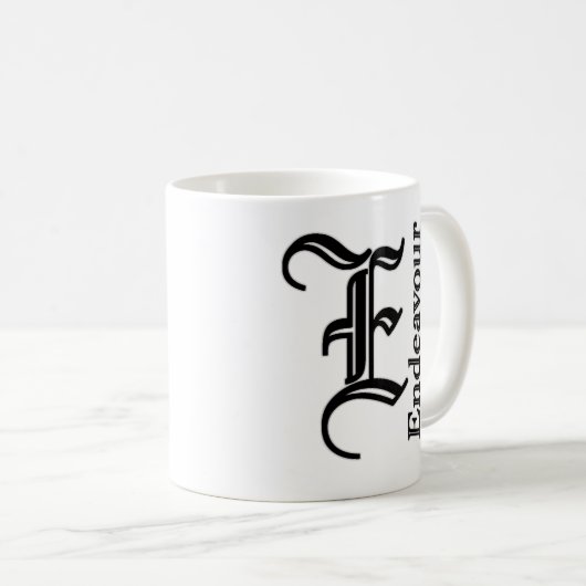 シュレッダーの努力によってはマグがヨットに乗ります コーヒーマグカップ (正面右)