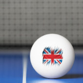 シュレッダーの英国国旗の旗 卓球ボール (ネット)