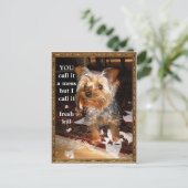 シュレッダーカスタマイズ可能はがき ポストカード (スタンド正面)