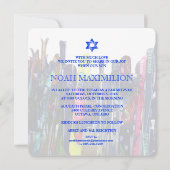 シュレッディンGNAR!スノーボード（ユダヤ教の）バル・ミツバー/DIY 招待状 (裏面)