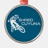 シュレッドクユナミネソタマウンテンサイクリング メタルオーナメント (正面)