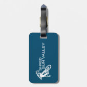 シュレッドサンバレーアイダホマウンテンサイクリング ラゲッジタグ (裏面縦)