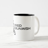 シュレッドスクアーミッシュマウンテンサイクリング ツートーンマグカップ (正面右)