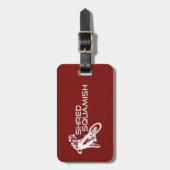 シュレッドスクアーミッシュマウンテンサイクリング ラゲッジタグ (正面縦)