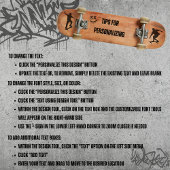 シュレッドスケートスタイル壁時計の緑 スクエア壁時計