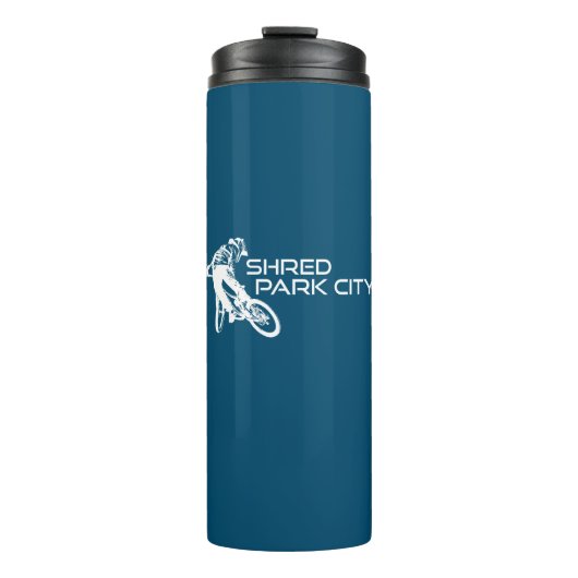 シュレッドパークシティユタマウンテンサイクリング タンブラー (正面)