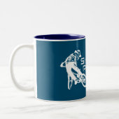 シュレッドパークシティユタマウンテンサイクリング ツートーンマグカップ (左)