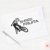 シュレッドフルイタコロラドマウンテンサイクリング 長方形シール (封筒)