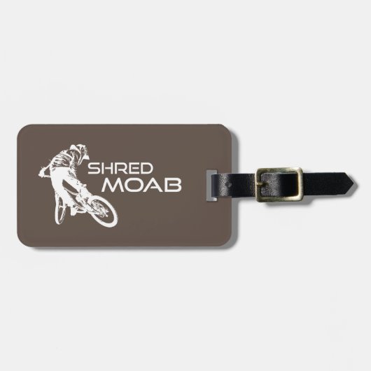 シュレッドモアブマウンテンサイクリング ラゲッジタグ (正面横)