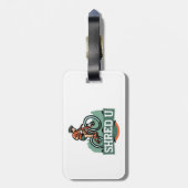 シュレッド大学マウンテンサイクリング ラゲッジタグ (裏面縦)