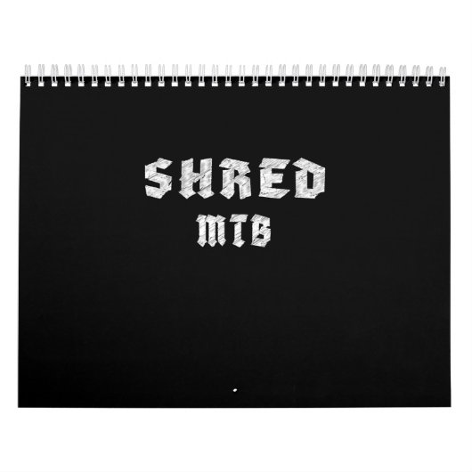 シュレッドMtbマウンテンサイクリング カレンダー (カバー)
