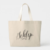 シュレップ イディッシュ語 ラージトートバッグ (裏面)
