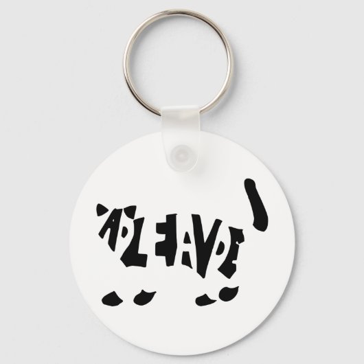 シュレディナーの猫 キーホルダー (正面)