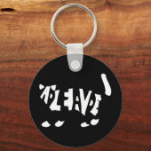 シュレディナーの猫 キーホルダー (正面)