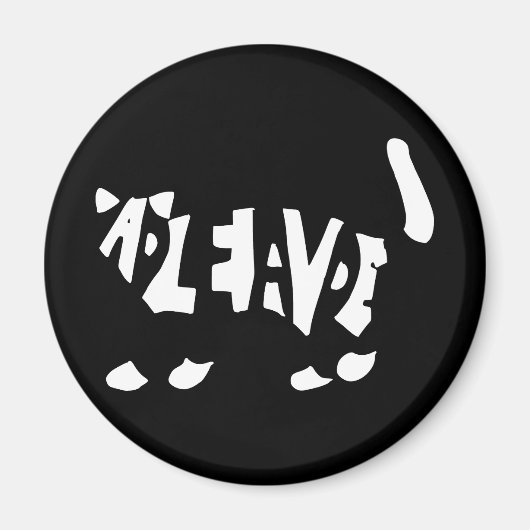 シュレディナーの猫 マグネット (正面)