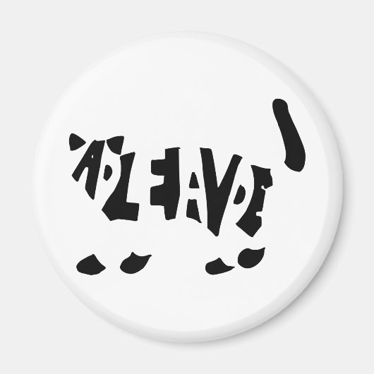 シュレディナーの猫 マグネット (正面)