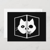 シュレディナーキャットグラフィック ポストカード (正面/裏面)