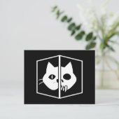 シュレディナーキャットグラフィック ポストカード (スタンド正面)