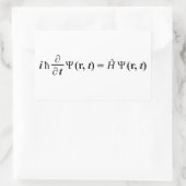 シュレディナーグリチフンシュローダー方程式 長方形シール (バッグ)