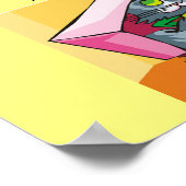 シュレディンガーのキャットボックスジョーク ポスター (角)