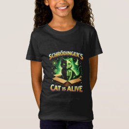 シュレディンガーの好奇心旺盛な猫 Tシャツ