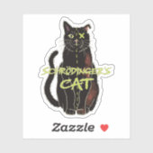 シュレディンガーの猫おもしろい、物理学の贈り物 シール (シート)