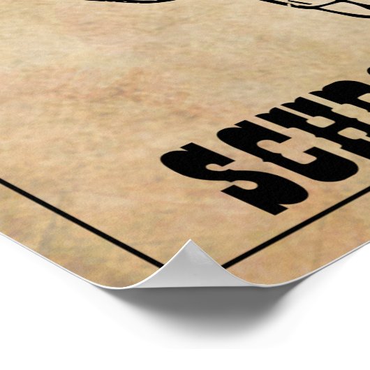 シュレディンガーの猫が指名手配 ポスター (角)