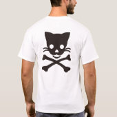 シュレディンガーの猫が死んでいる。 Tシャツ (裏面)