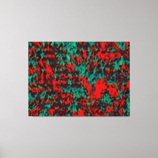 シュレディンガーの猫理論抽象芸術油 キャンバスプリント (正面)