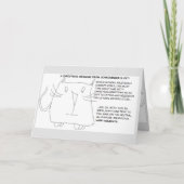 シュレディンガーの猫：クリスマスを政治的に矯正 カード (正面)