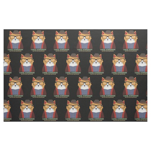 シュレディンガーの猫 ファブリック (ファットクウォーター)