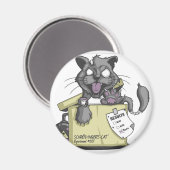 シュレディンガーの猫 – New マグネット (正面/裏面)