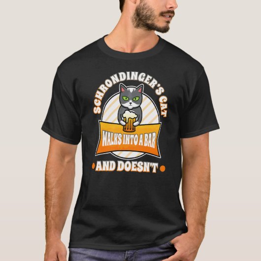 シュレディンガーの猫 Tシャツ (正面)