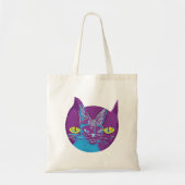 シュレディンガーの芸術的猫 トートバッグ (正面)