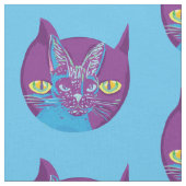 シュレディンガーの芸術的猫 ファブリック (クローズアップ)