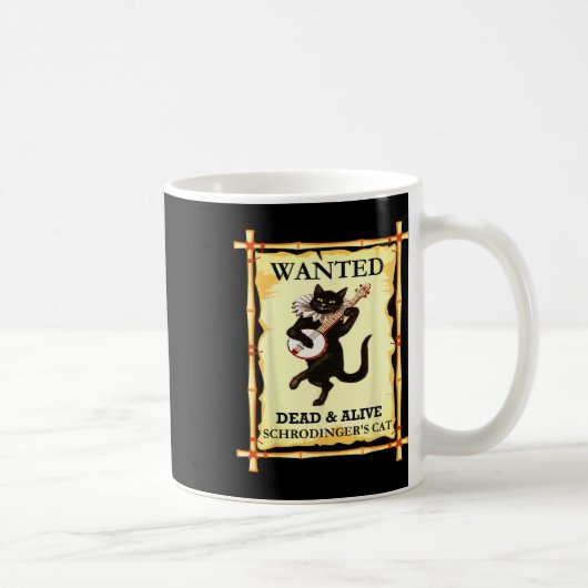 シュレディンガー物理キャット量子物理学者 コーヒーマグカップ (右)