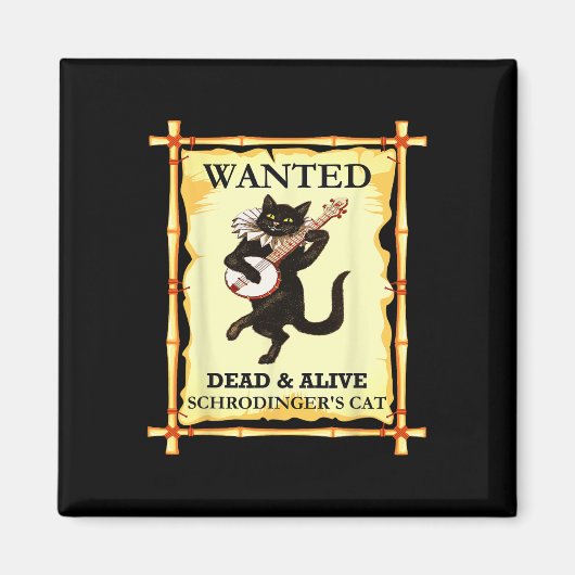 シュレディンガー物理キャット量子物理学者 マグネット (正面)