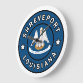 シュレブポートルイジアナ ラージ壁時計 (傾斜)