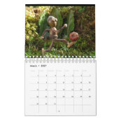 シュレブルック渓谷のドングリ族 カレンダー (3月 2027)