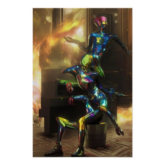 シュレリアリストピアノバー ポスター (正面)