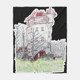 シュレンゲンベルグの城パルテトーレン フリースブランケット