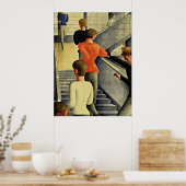 シュレンマー – バウハウスステストウェイ ポスター (キッチン)