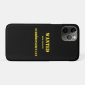 シュレーディンガーの猫が逃走中!面白量子力学ジョーク Case-Mate iPhoneケース (裏面(横))