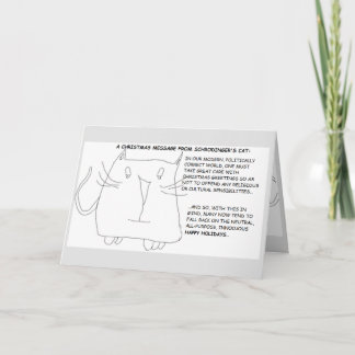 シュレーディンガーの猫：政治的に正しいクリスマス カード